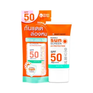 บิวตี้ บุฟเฟต์ ครีมกันแดด อินวิซิเบิ้ล ซันสกรีน ยูวี โพรเทคชั่น เอสพีเอฟ 50พีเอ++++ 50 ก.