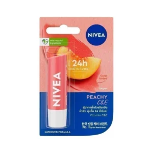 skin-care-makeup-0356 นีเวีย ลิป พีชชี่ วิตามิน ซีแอนด์อี 4.8 กรัม