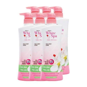 skin-care-makeup-0365 มิสทิน ไวท์ สปา โกลว์ เรเดียนซ์ โลชั่น 400 มล. x6