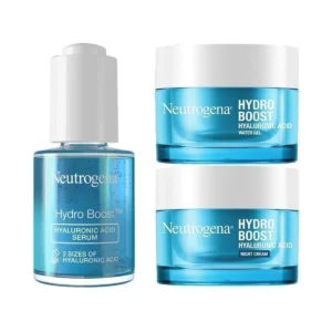 skin-care-makeup-0467 นูโทรจีนา ไฮโดร บูสท์ 50ก.+50ก.+30 ก.วอเตอร์ เจล + ก + นูโทรจีนา ไฮโดร บูสท์ ทรีดี สลีปปิ้งมาส์ค นูโทรจีนา ไฮยาลูรอนิค เอซิด เซรั่ม X 3