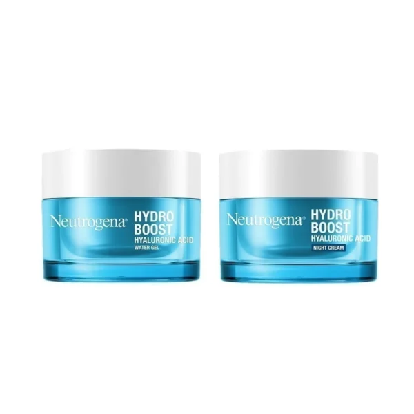 skin-care-makeup-0484 นูโทรจีนา ครีมทาหน้า เซ็ตเดย์&ไนท์ ไฮโดรบูสท์ สลีปปิ้ง มาร์ค + เจลซ่อมผิว ไฮโดรบูสท์ วอเตอร์ เจล 50 ก. x 2