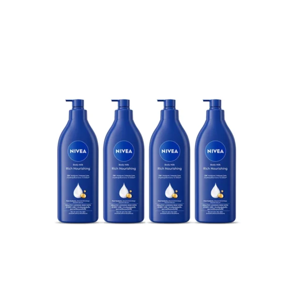 นีเวีย บอดี้ มิลค์ ริช นอร์ริชชิ่ง 500 มล. NIVEA 4 ชิ้น