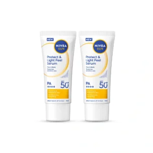 skin-care-makeup-0547 นีเวีย ซัน โพรเท็ค แอนด์ ไลท์ ฟีล เอสพีเอฟ50+ พีเอ++++ 90 มล. NIVEA 2 ชิ้น