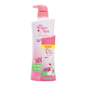skin-care-makeup-0560 มิสทิน ไวท์ สปา โกลว์ เรเดียนซ์ โลชั่น 400 มล. ฟรี 80 มล.