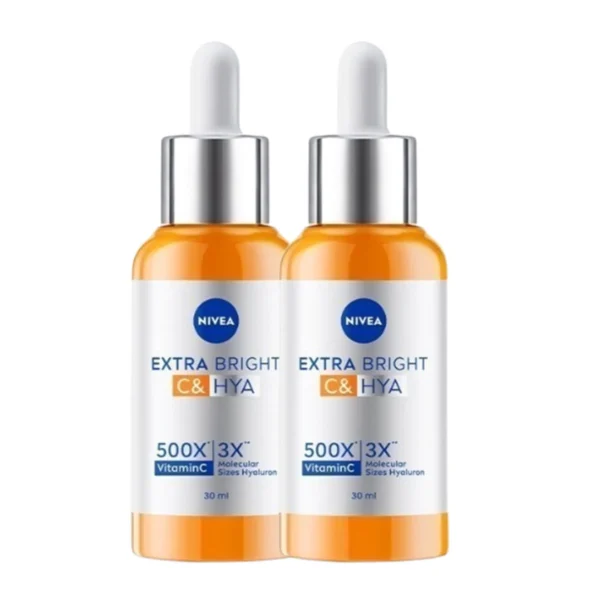 skin-care-makeup-0618 นีเวีย เอ็กซ์ตร้า ไบรท์ ซี แอนด์ ไฮยา วิตามิน เซรั่ม 30 มล. 2 ชิ้น