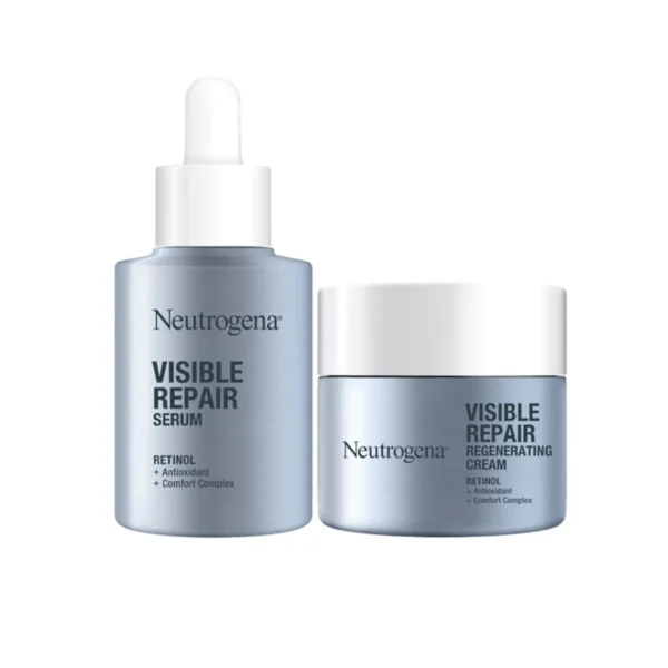skin-care-makeup-0629 นูโทรจีนา วิซิเบิล รีแพร์ 50 ก. รีเจเนเรติ้ง ครีม . + นูโทรจีนา วิซิเบิล รีแพร์ 30 มล. เซรั่ม