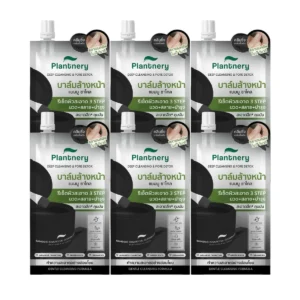 Plantnery Bamboo Charcoal Deep Cleansing Balm 10 G คลีนซิ่งบาล์มแบมบูชาโคล 1 กล่อง 6 ชิ้น