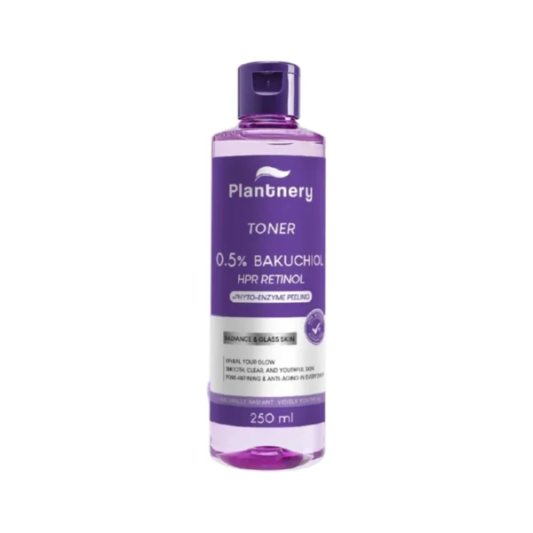 Plantnery Duo Set Retinol Bakuchiol Facial Glass Skin Toner 250 ml คู่กับ Bakuchiol Retinol Amino Based Whip Foam 100 g