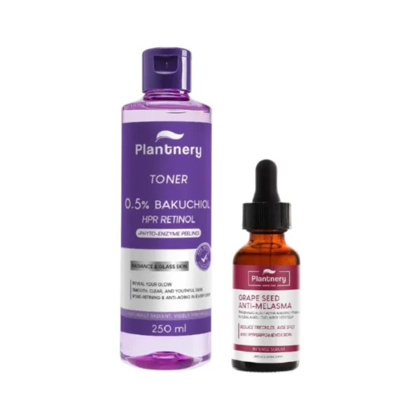 skin-care-makeup-0698 Plantnery Duo Retinol Toner 250 ml คู่กับ Grape Seed Serum 30 ml