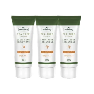 [แพ็คX3] Plantnery Tea Tree Sunscreen Acne Oil Control SPF 50+ PA++++ 30 g