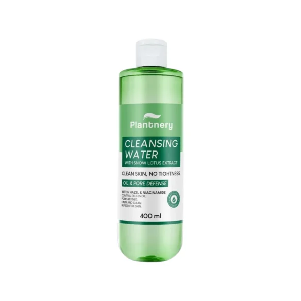 Plantnery Snow Lotus Oil Clear/Rose Ceramide Ultra Gentle Cleansing Water 400ml ผิวแพ้ง่ายRose water