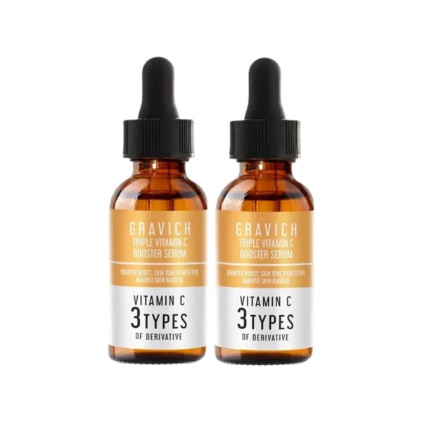 [ซื้อคู่ ถูกกว่า] Gravich Triple Vitamin C Booster Serum 30 ml เซรั่มวิตามินซี ผิวกระจ่างใส แพ็คคู่