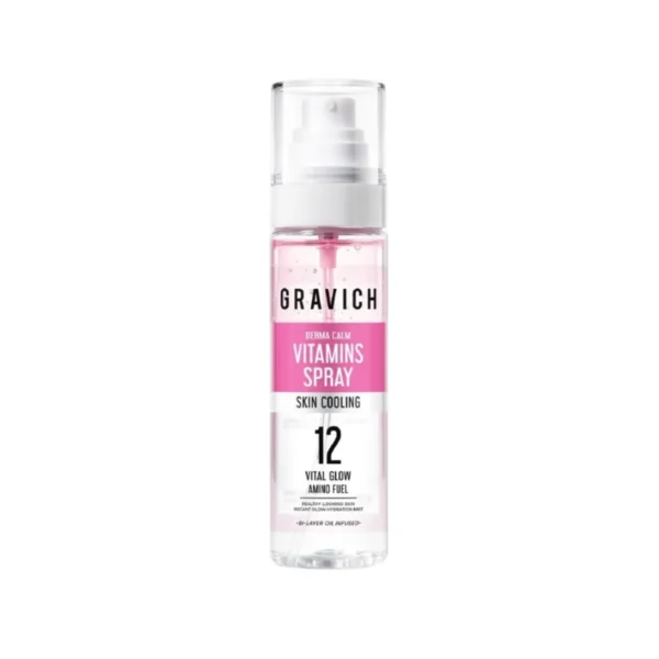 skin-care-makeup-0751 Gravich Derma Calm Skin Cooling Vitamin Spray 100ml สเปรย์เซรั่ม วิตามิน ให้ความสบายผิวอย่างรวดเร็ว สเปรย์ละอองละเอียด