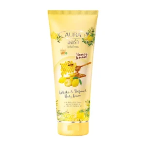skin-care-makeup-0771 โลชั่นน้ําหอมออร่า ไวท์แอนด์เพอร์ฟูม บอดี้โลชั่น ฮันนี่ & เลม่อน 180มล