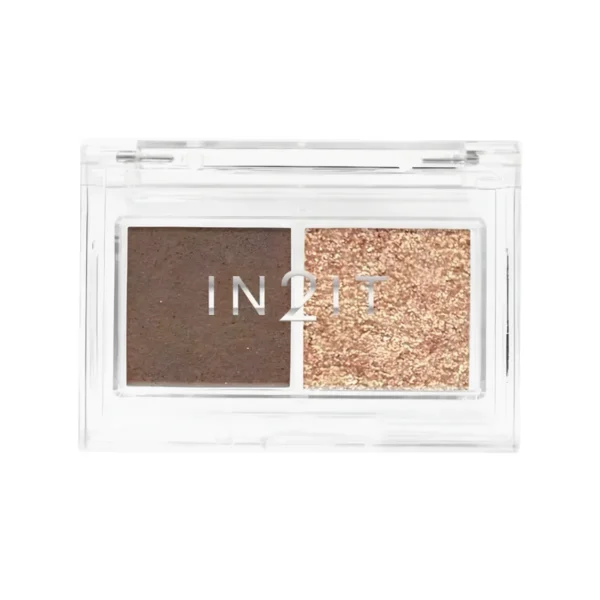 IN2IT Duo Jello Eye Shadow - เจลโล่อายแชโดว์ [DES] DES06 SERENE TAUPE