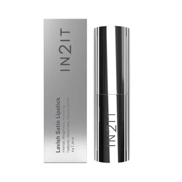 skin-care-makeup-0815 IN2IT Lavish Satin Lipstick - ลิปสติกเนื้อกํามะหยี่ LSL02-Petal Blush