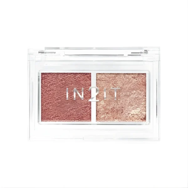 IN2IT Duo Jello Eye Shadow - เจลโล่อายแชโดว์ [DES] DES01 FOREVER ROSE
