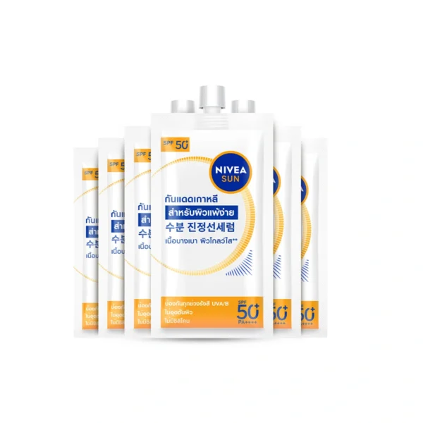 นีเวีย ซัน โพรเท็ค แอนด์ ไลท์ ฟีล เอสพีเอฟ50+ พีเอ++++ 7 มล.X6 NIVEA