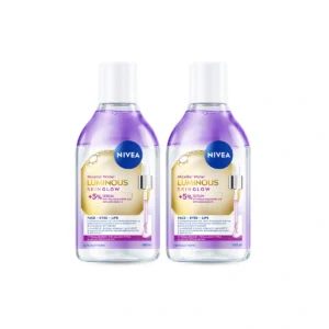 นีเวีย ลูมินัส สกิน โกลว์ ไมเซล่า วอเตอร์ 400 มล. NIVEA 2 ชิ้น