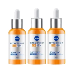 skin-care-makeup-0897 นีเวีย เอ็กซ์ตร้า ไบรท์ ซี แอนด์ ไฮยา วิตามิน เซรั่ม 30 มล. 3 ชิ้น