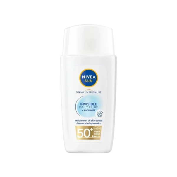 skin-care-makeup-0901 นีเวีย ซัน เดอร์มา อินวิซิเบิ้ล เดลี่ ฟลูอิด เอสพีเอฟ50+ 40 มล.