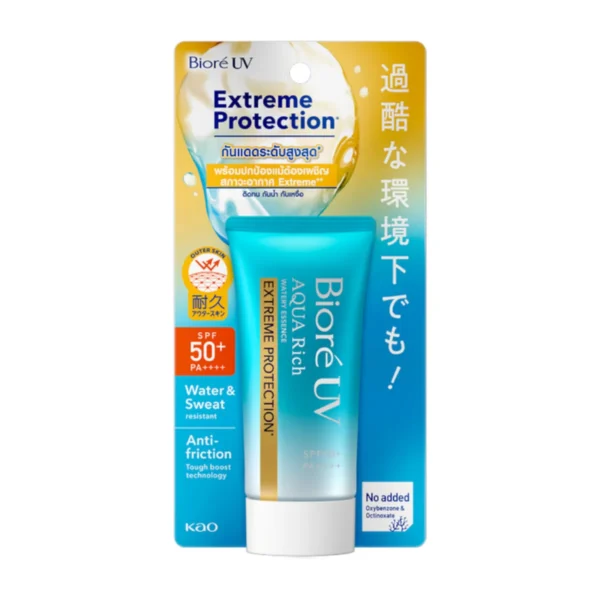 skin-care-makeup-0961 บิโอเร ยูวี อะควา ริช วอเตอร์รี เอสเซ้นส์ เอ็กซ์ตรีม โพรเทคชั่น เอสพีเอฟ50+ พีเอ++++ 50 กรัม
