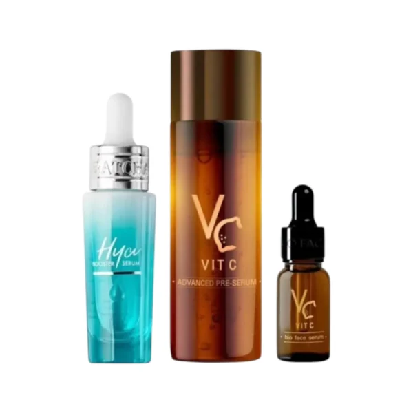 Skincare Set ชุดสกินแคร์น้องฉัตร ไฮยา1ขวด+วิตซี1ขวด,น้ําตบวิตซี 1 ขวด
