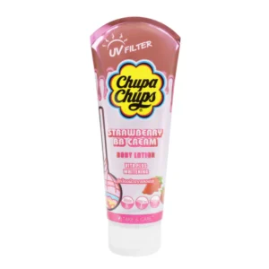 skin-care-makeup-1070 Chupa Chups โลชั่นบีบี ครีมกันแดด เซรั่มบํารุงผิว กลิ่นสตรอเบอร์รี่ ขนาด 200 มล.