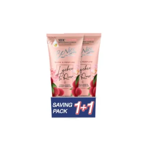 skin-care-makeup-1072 BeNice บีไนซ์ โลชั่นน้ําหอม โกลว์ แอนด์ เพอร์ฟูม 300+300 มล.