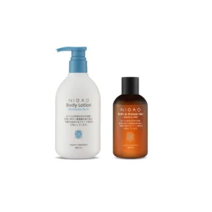 NIGAO Body Lotion Moisture-Rich | นิกาโอะ บอดี้ โลชั่น มอยซ์เจอร์ ริช 400 mL แถม NIGAO Bath & Shower Gel นิกาโอะ บาธ แอนด์ ชาวเวอร์ เจล ขนาด 180 mL.