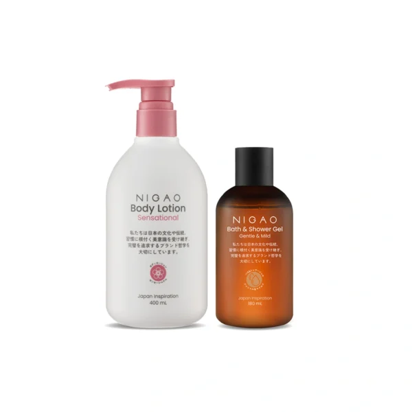 skin-care-makeup-1085 NIGAO Body Lotion Sensational | นิกาโอะ บอดี้ โลชั่น เซนเซชันนัล 400 mL แถม NIGAO Bath & Shower Gel นิกาโอะ บาธ แอนด์ ชาวเวอร์ เจล ขนาด 180 mL.