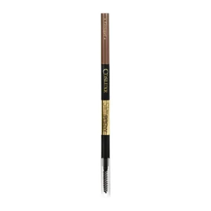skin-care-makeup-1093 COSLUXE Slimbrow Pencil คอสลุคส์ สลิมโบรว์ เพนซิล ( เครื่องสําอาง , ดินสอเขียนคิ้ว , ที่เขียวคิ้ว , เนื้อฝุ่น อัดแข็ง ) Caramel