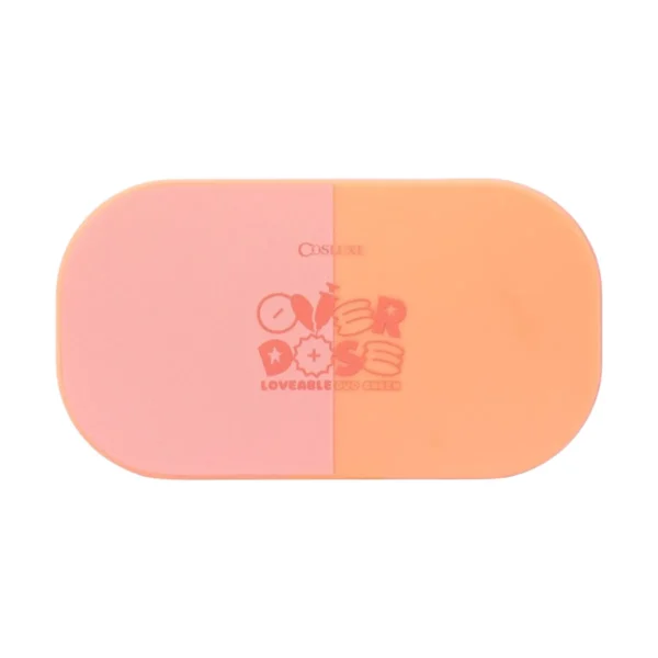 skin-care-makeup-1094 COSLUXE OVERDOSE LOVEABLE DUO CHEEK บลัชออน เนื้อครีม และ เนื้อมูส Blush on ที่ปัดแก้ม NUDE Tone #66 NICOTINE