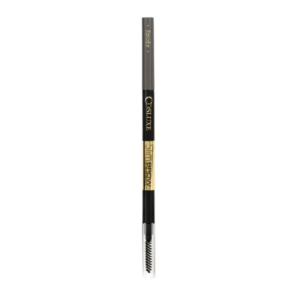COSLUXE Slimbrow Pencil คอสลุคส์ สลิมโบรว์ เพนซิล ( เครื่องสําอาง , ดินสอเขียนคิ้ว , ที่เขียวคิ้ว , เนื้อฝุ่น อัดแข็ง ) Smoke