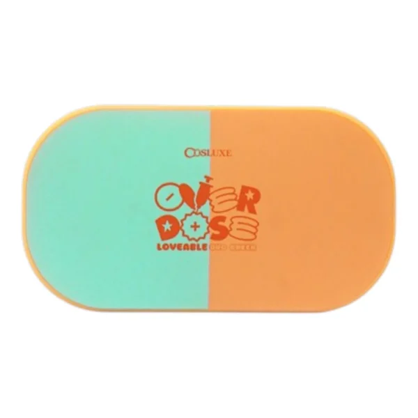 skin-care-makeup-1102 COSLUXE OVERDOSE LOVEABLE DUO CHEEK Blush on เนื้อครีม และ เนื้อมูส บลัชออน ORANGE Tone #33 THERAPY