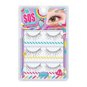 skin-care-makeup-1105 COSLUXE SOS Eyelashes Superstar Style ขนตาปลอมจับช่อ สวยสไตล์ซุปตาร์ NO.03 HOLLYWOOD