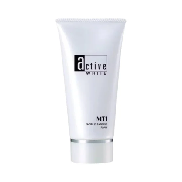 MTI Active White โฟมล้างหน้า ฟองครีมอ่อนนุ่ม ป้องกันริ้วรอย ผิวหน้าไม่แห้งตึง ขนาด 140 มล. CCFA2