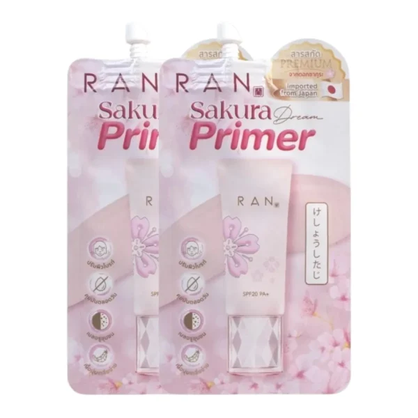 [ 2 ซอง ] สุดคุ้ม RAN Sakura Dream Primer ไพรเมอร์ซากุระรัน