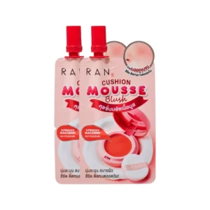 [ 2 ซอง ] RAN Cushion Mousse Blush รัน คุชชั่น มูส บลัช