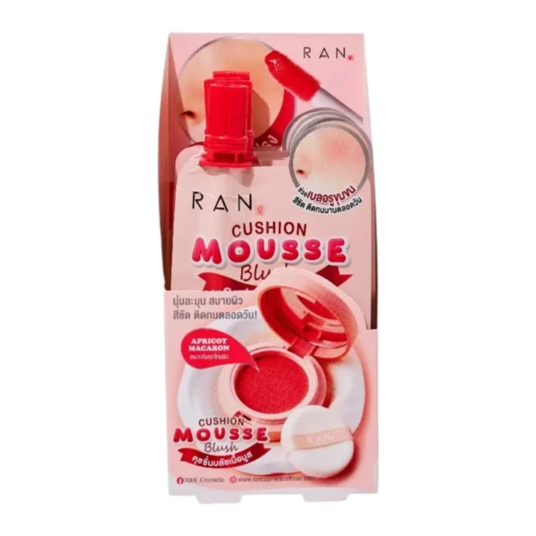 [กล่องx6 ซอง] RAN Cushion Mousse Blush รัน คุชชั่น มูส บลัช