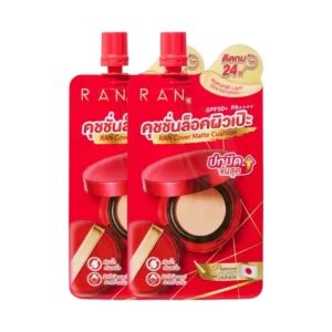 [ 2 ซอง ] สุดคุ้ม RAN Cover Matte Cushion คุชชั่นล็อคผิว เฉดสี 01/5 (แบบซอง)
