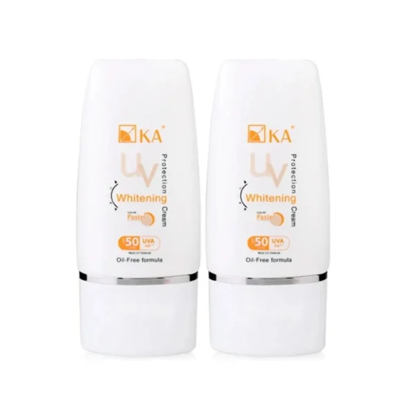 skin-care-makeup-1292 KA UV Protection Whitening Cream SPF50 PA+++(สี pastel) 50 g.(2 ชิ้น) /เคเอ ยูวี โปรเทคชั่น ไวเทนนิ่ง
