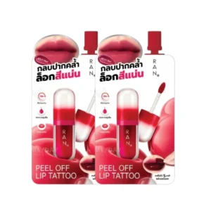 [ 2 ซอง ] RAN PEEL OFF LIP TATTOO