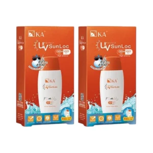 KA UV Perfect Sucloc SPF 50+ PA+++ 60ml. (2 ชิ้น) / เคเอ ยูวี เพอร์เฟค ซันล็อค 60มล.(สีเฟลชโทน) โลชั่น