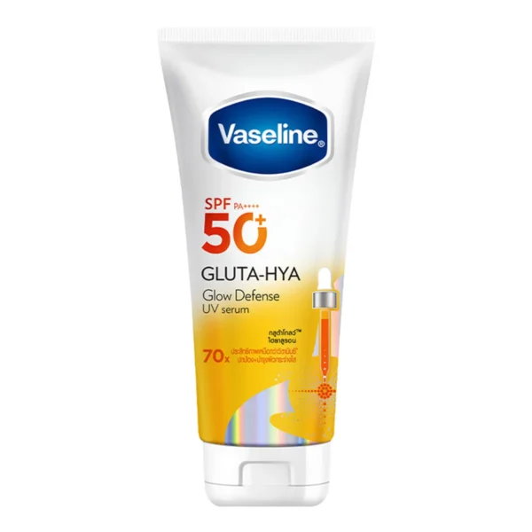 skin-care-makeup-1320 วาสลีน เซรั่ม กลูต้าไฮยา โกลว์ ดีเฟนซ์ ยูวี SPF50+ 260 มล.