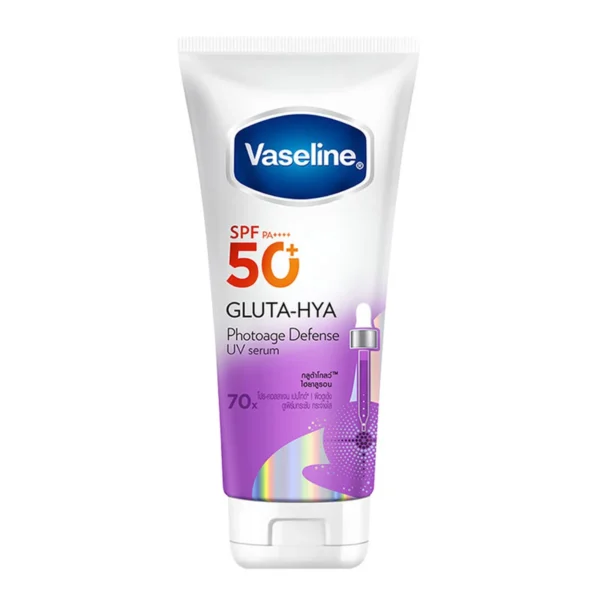 วาสลีน เซรั่ม กลูต้าไฮยา โฟโตเอจ ดีเฟนซ์ ยูวี SPF50+ 260 มล.