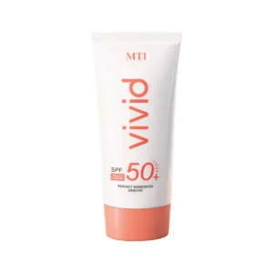 MTI VIVID PERFECT SUNSCREEN SPF 50+ PA++++ กันแดดไฮบริด ป้องกันแสงแดดและแสงสีฟ้า ปริมาณ 25 กรัม