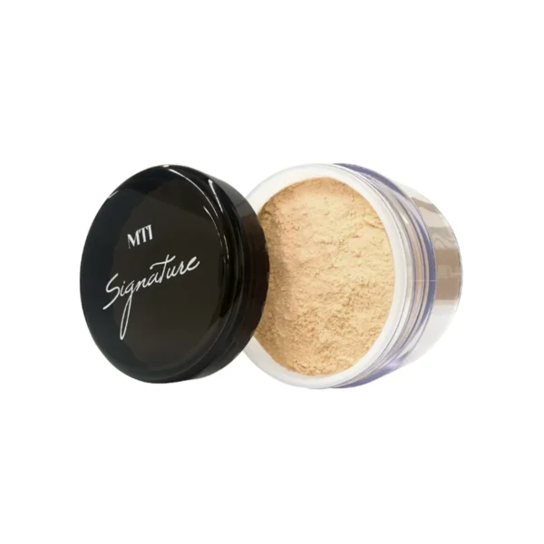 skin-care-makeup-1341 MTI Signature แป้งฝุ่นเนื้อละเอียด บางเบา ช่วยวับความมัน ขนาด 40 กรัม สี N1 สําหรับผิวเข้ม