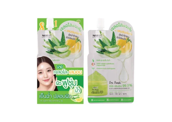 [กล่อง] Nami I'm Fresh Aloe-Lemon Brightening Gel เจลอโล กู้หน้าโทรม ผิวเนียนใส