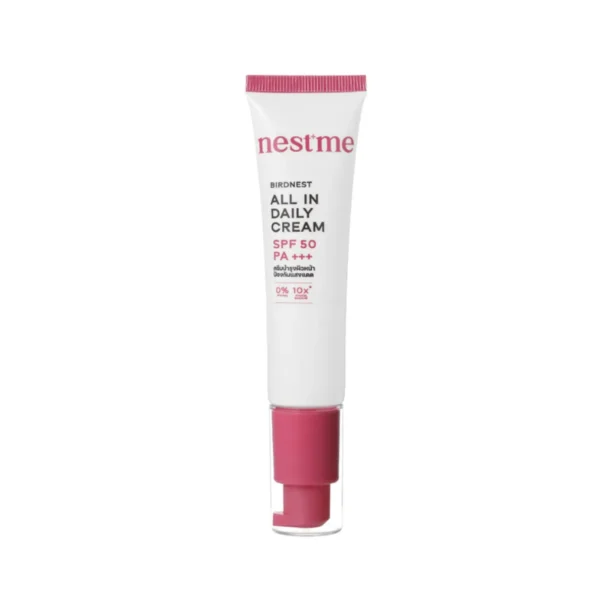 NESTME BIRDNEST ALL IN DAILY CREAM SPF50 PA+++ 20g. เนสท์มี เบิร์ดเนสท์ ออล อิน เดย์ลี่ ครีม